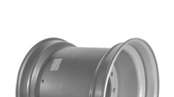 Agroindustriale Cimac 16.00x22.5 WHEEL CIMAC (A225169910) RAL 9006 SILVER 281-335-10 A3 ET+30 INCL. VALVE PROTECTOR  / R22.5